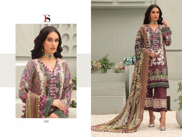 Deepsy Firdous Best Of Queens Court Cotton Dupatta Pakistani Suits